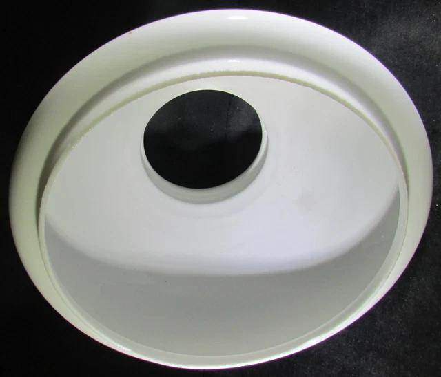 Antique 1873 Illuminator Base with Delicate Opaque White Glass Ives Lamp Shade 3