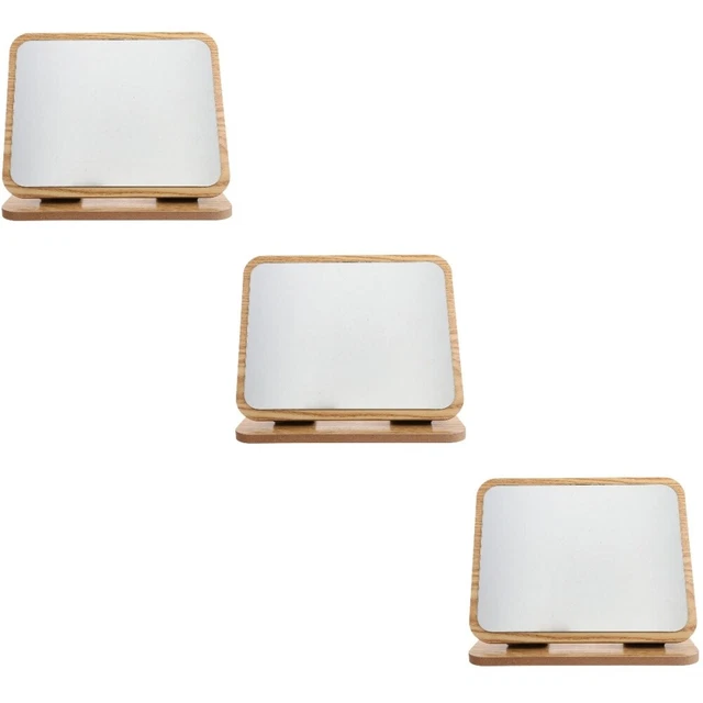 Specchio Da Trucco Portatile Pieghevole In Pelle PU - Compatto Per Viaggi, Ufficio E Casa - Foto 13