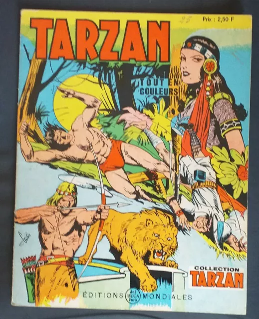 Tarzan 52 EO Editions Mondiales Del Duca Tout en couleurs