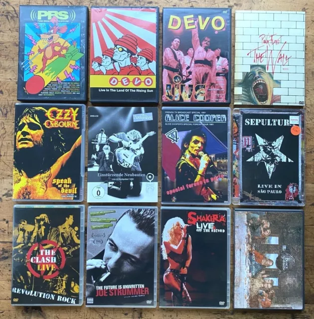 200+ Punk & Metal DVDs: The Damned, KMFDM, Pixies, The Cramps, Melvins, Mayhem & 2