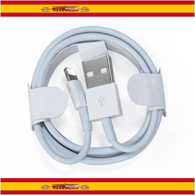 Cable USB cargador y datos Compatible para iPhone 7,8,X,XS,XR,Plus,5 ,6, SE Ipad