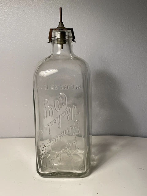 Vintage Rochester Germicide Bottle Rochester N.Y. Antique Medicine Apothecary