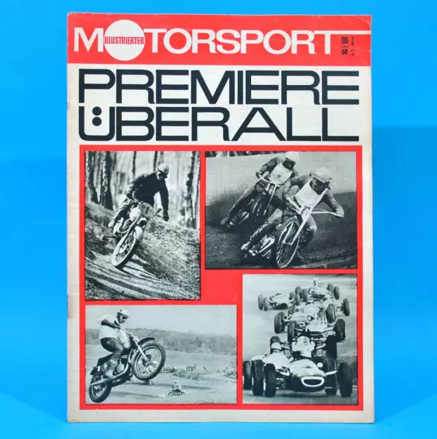 DDR Illustrierter Motorsport IMS 10 1968 Ford RS Speedway Meißen Moto-Cross V