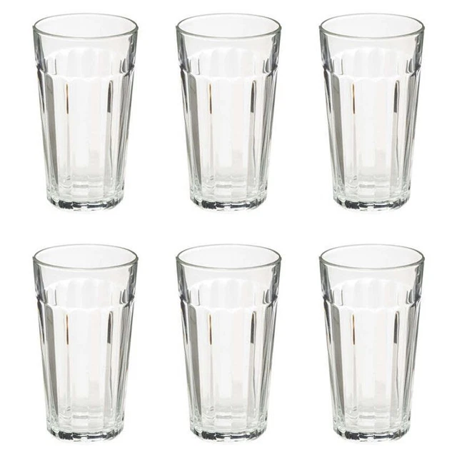 Lot de 6 Verres à Eau "Loft" 35cl Transparent