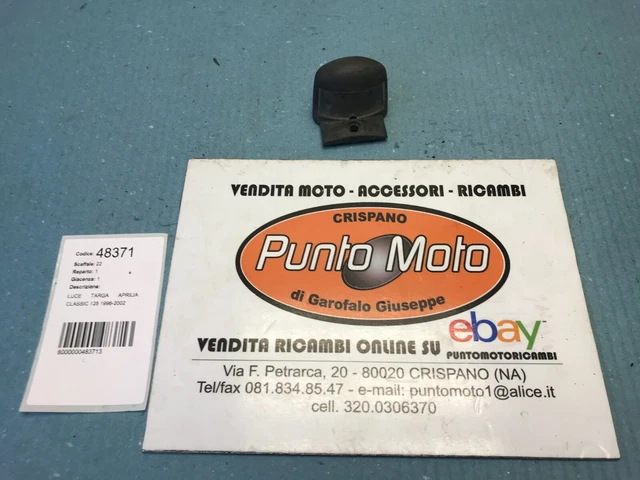 Luce targa posteriore Aprilia Classic 125 1996-2002