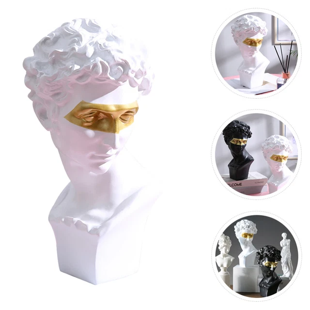 1Pc David Tête Portrait Sculpture Caractère de Collection Figurine