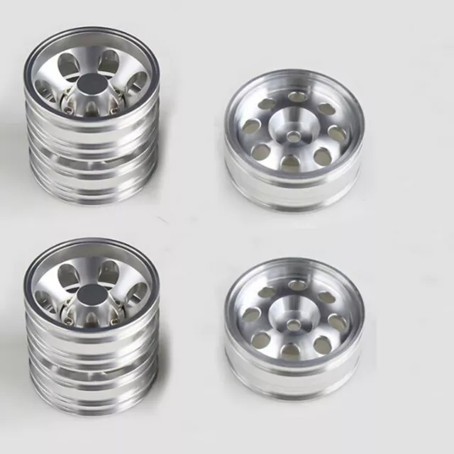 CNC-Metall Wheel Hub vorne hinten Radnabe für 1:14 Tamiya RC Tractor Truck Car