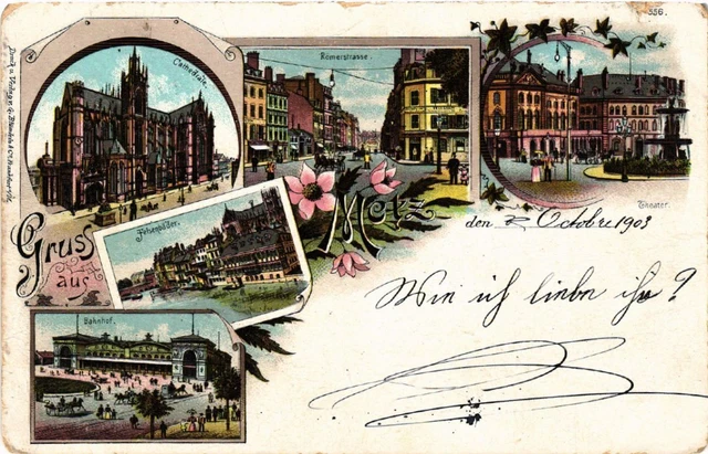 CPA AK METZ - train station - La Gare - scenes (388145)