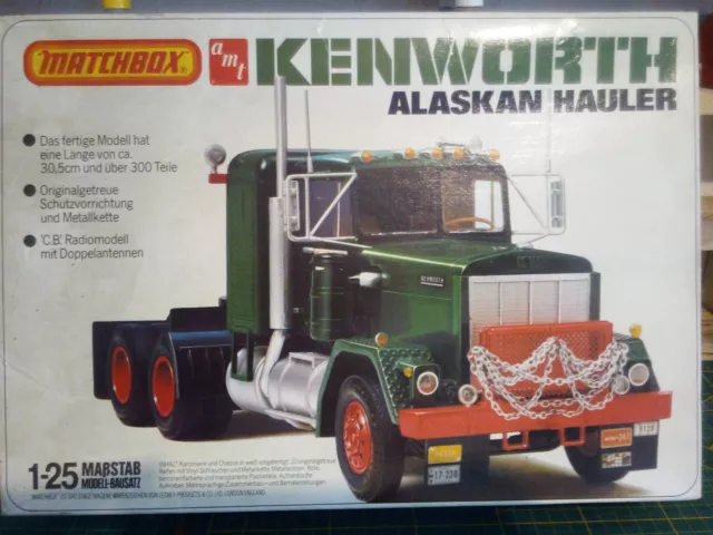 MATCHBOX AMT PK 6104 - Kenworth Alaskan Hauler in 1/25