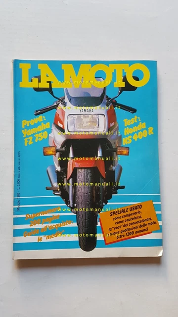 LA MOTO n. 5 1985 Prova Honda NS 400 R Yamaha FZ 750 Kawasaki KLR 600 Suzuki 600