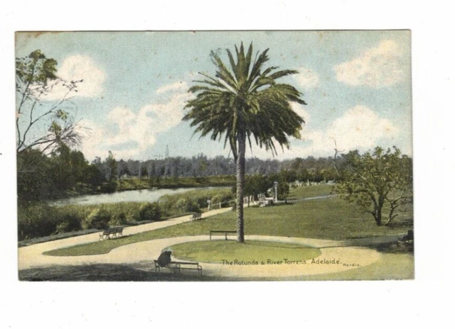 Australia Postcard,  The Rotunda & RIVER TORRENS, ADELAIDE SA