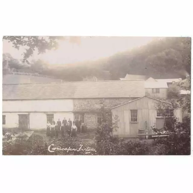 PENTRECOURT Pentrecwrt Carmarthen Cwmcafan Fabrik RP Postkarte, Poststempel 1913