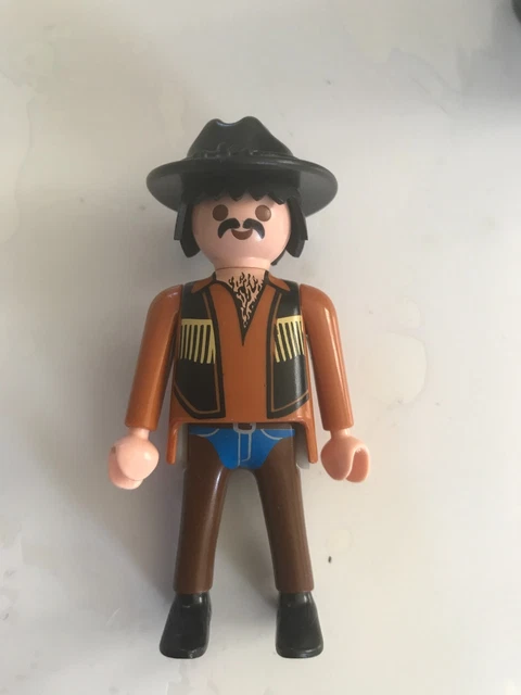 PLAYMOBIL vintage western cowboy cheval type chariot carriole set 3587