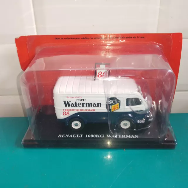 2409231 1/43 véhicules publicitaires Auto + Hachette renault 1000kg waterman