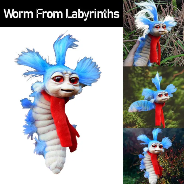 Cute Worm Labyrinths Plush Toy Handmade Figurines Worm Present Stuffed Doll Gift