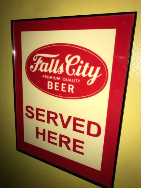 Falls City Beer Bar Man Cave Advertising Sign