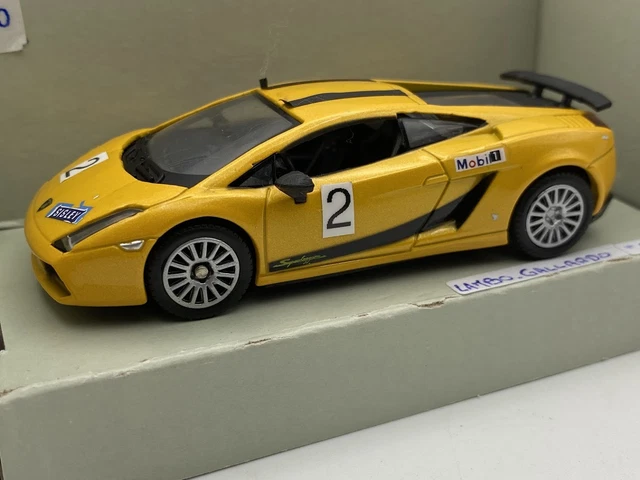 Modèle Norev Lamborghini Gallardo LP560-4 2009 - Échelle 1:18 - Gris Métallisé - Avec 3 Ouvrants - Réf. 187961