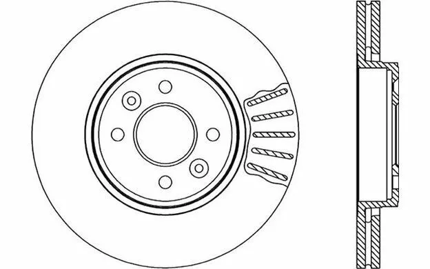 2x OPEN PARTS Disques de Frein Avant Ventilé 280mm pour RENAULT CLIO BDA1815.20