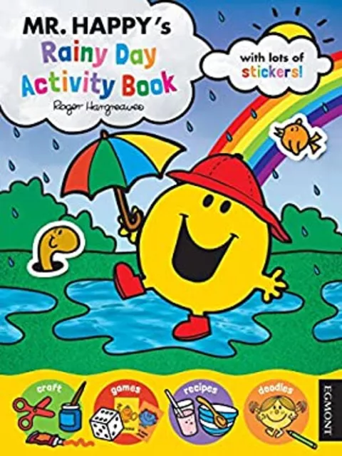 Mr.Happy's Jour de Pluie Livre de Poche Egmont Édition Staff