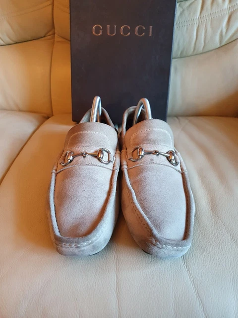 Mens black suede gucci loafers hotsell