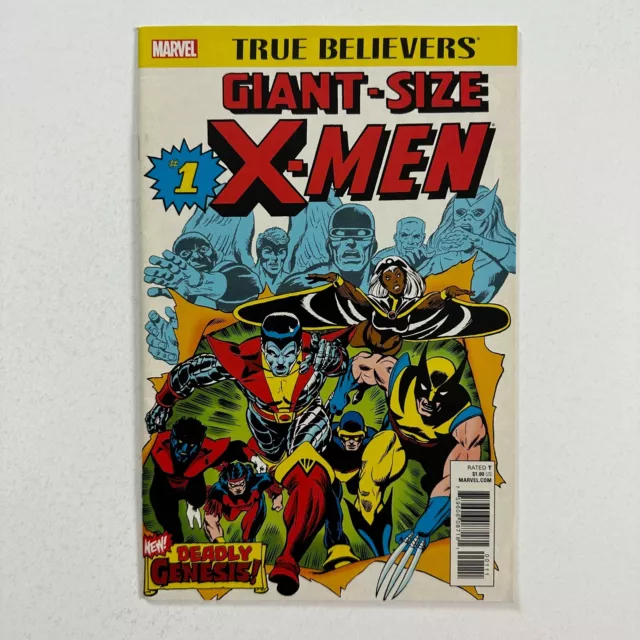 Giant-Size X-Men 1 True Believers Reprint Variant (2017, Marvel Comics)