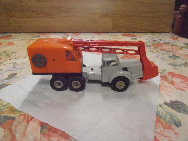 Miniature Norev 1/43 – Berliet TBO 15 Avec Pelle Mécanique, Vert Et Orange