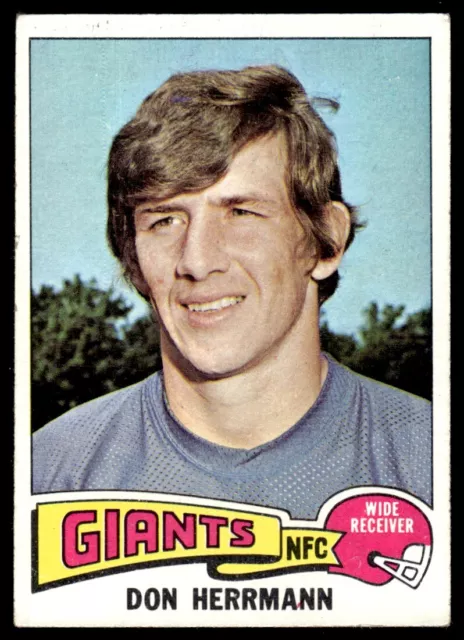 1975 Topps Don Herrmann New York Giants #308