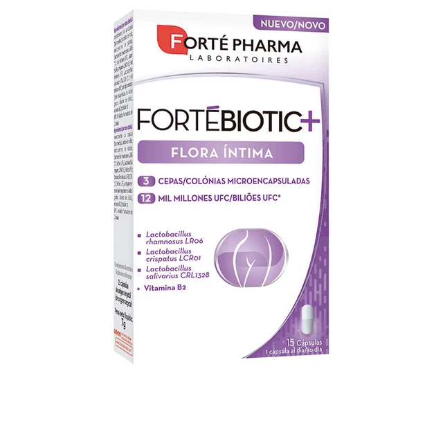 Salud Forté Pharma  unisex FORTEBIOTIC flora íntima 15 cápsulas