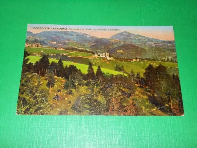 Cartolina Bosco Chiesanuova - Valdiporro e dintorni 1935