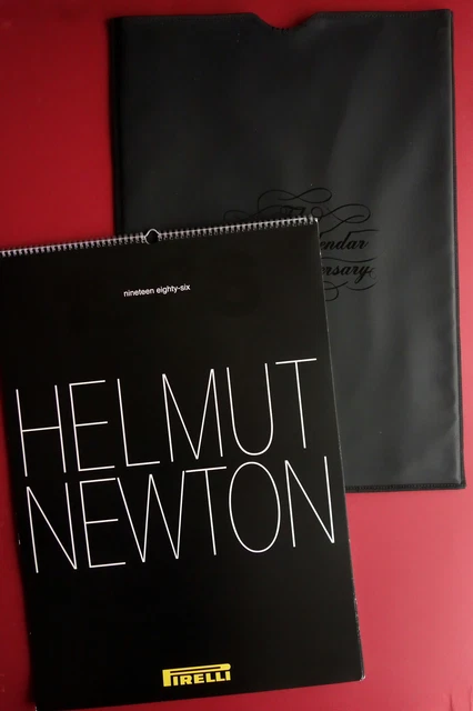 Helmut Newton Calendario Pirelli 1986 50° Anniversario 2014 Custodia Ottimo