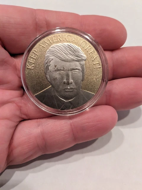 KEEP AMERICA GREAT Eagle Coin USA President Donald Trump 2020 Commemorative 1pc