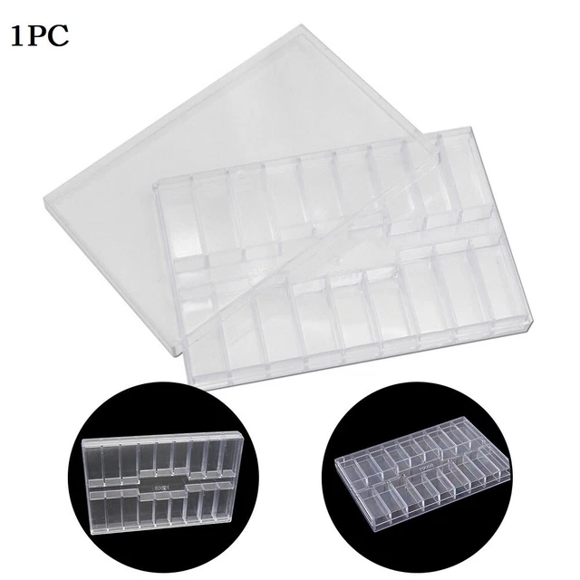 Scatola Storage Box Anti Polvere Plastica Trasparente 120 80 12mm Nuova