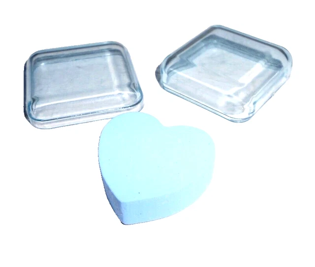 BLUE HEART cuore azzurro box 80s Japan eraser rubber radiergummi gomma gommina
