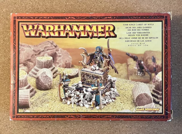 Warhammer fantasy Oop Metal Tomb Kings Casket of Souls Old World Khemri Metal