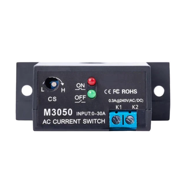 SELF-POWERED AC CURRENT Sensor Switches M3050 Normally Open AC Sensing ...