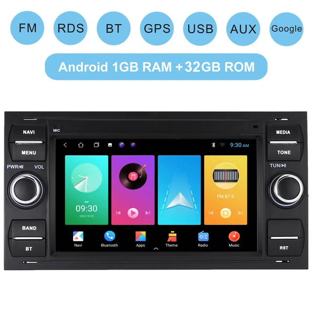 7& CAR STEREO GPS Sat Navi Radio Wifi For Ford Focus Fiesta MK6 Transit