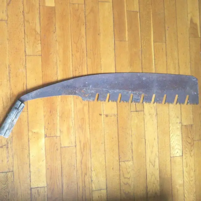 Japanese Old hand Saw Carpentry Blade Nokogiri Big Vintage Used Junk #13