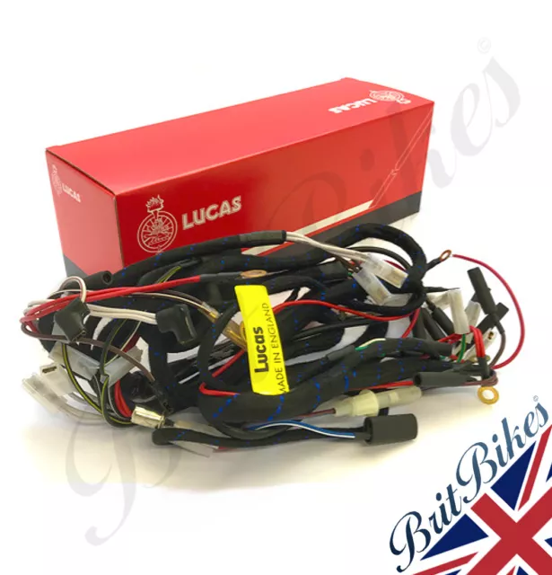 Genuine Lucas Main Wiring Harness - Triumph T150V Trident (1971-72) - 54960715