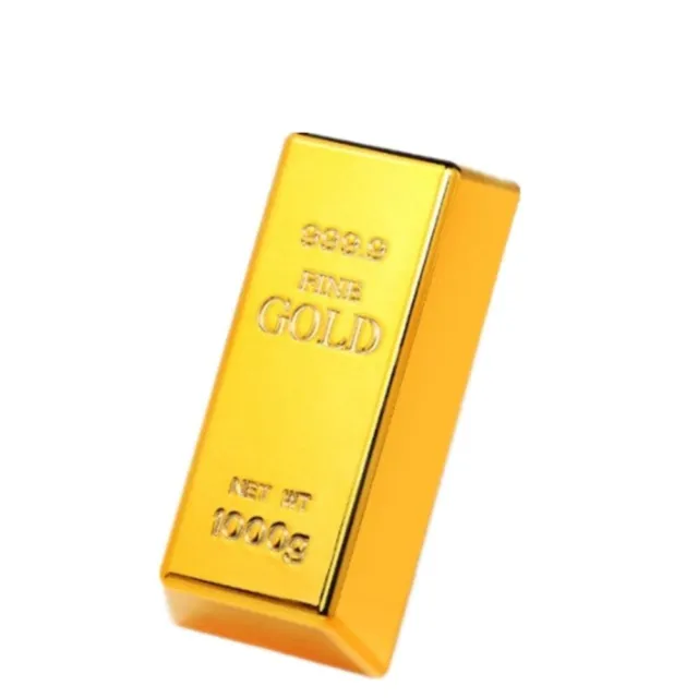 Sturdy Fake Gold Bar Durable Gold Bullion Door Stopper Home
