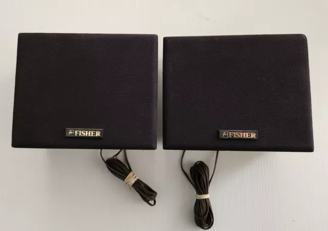 Fisher WS-R9435 Speaker System Surround Pair 30 Watts RMS