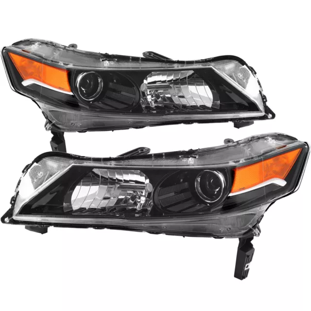 HID Headlights Assembly Pair L+R For 2009 2010 2011 2012 2013 2014 Acura TL