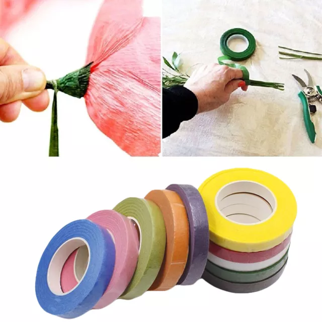 Corsages Buttonhole Florist Floral Stem Tape Artificial Flower Wrap