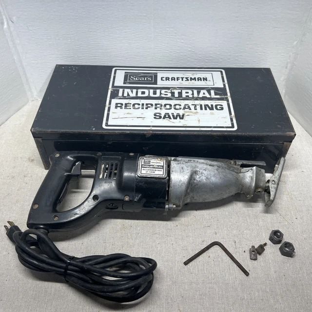 VINTAGE SEARS CRAFTSMAN Industrial Reciprocating Saw and Case 900.27211