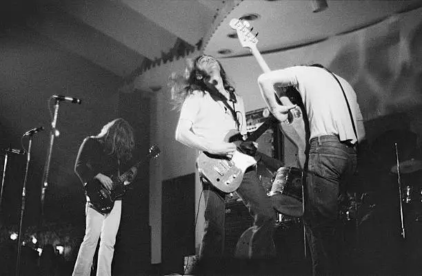 English Rock Group Status Quo Perform Live On Stage 1972 OLD MUSIC PHOTO