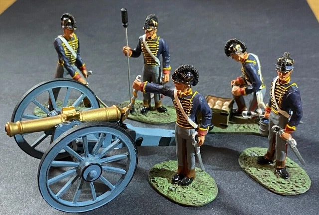 WILLIAM BRITAINS 00290 Napoleonic British Royal Artillery Unit with ...