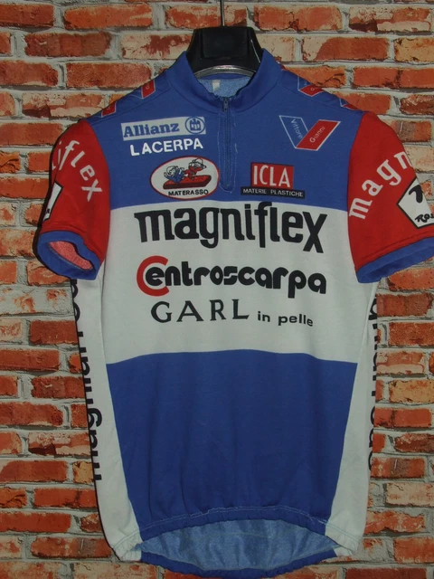 MAILLOT DE VÉLO Maillot Haut Cyclisme Équipe Magniflex VITTORE GIANNI Taille L EUR 61,97 - FR