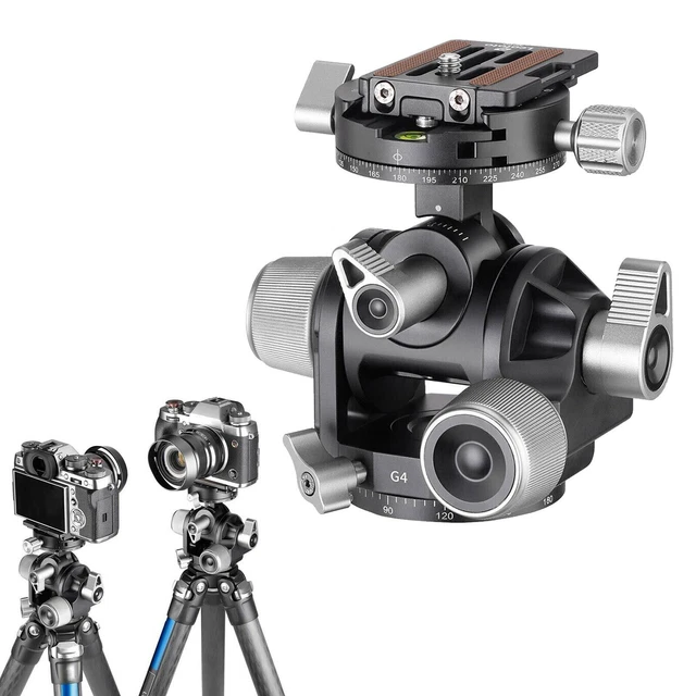 Leofoto G4 Geared Ball Head with Plate Arca Swiss Compatible