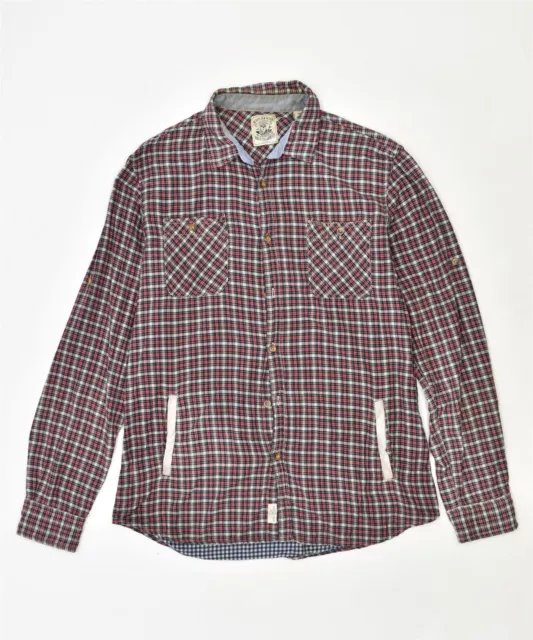 SCOTCH & SODA Mens Shirt XL Multicoloured Check Cotton EP17