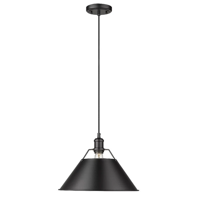 Golden Lighting - One Light Pendant - Orwell - 1 Light Large Pendant-10 Inches