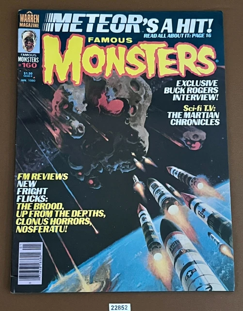 FAMOUS MONSTERS #160 Jan 1980 Meteor Martian Chronicles £6.65